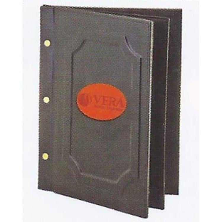 Deri Pencereli Vidalı Çerçeveli Menü