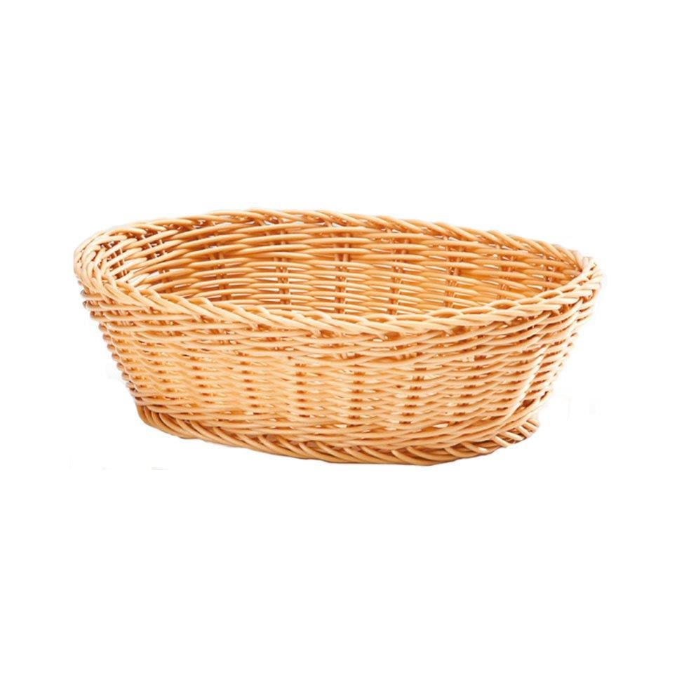 Orta Oval Plastik Ekmek Sepeti