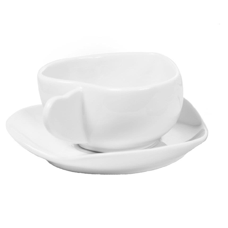 Porselen Kalp Çay Fincanı