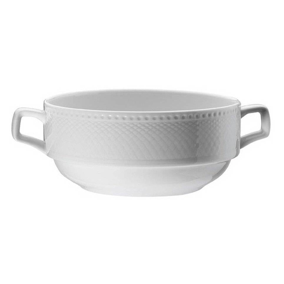 Porselen Konsome Kase ve Tabağı