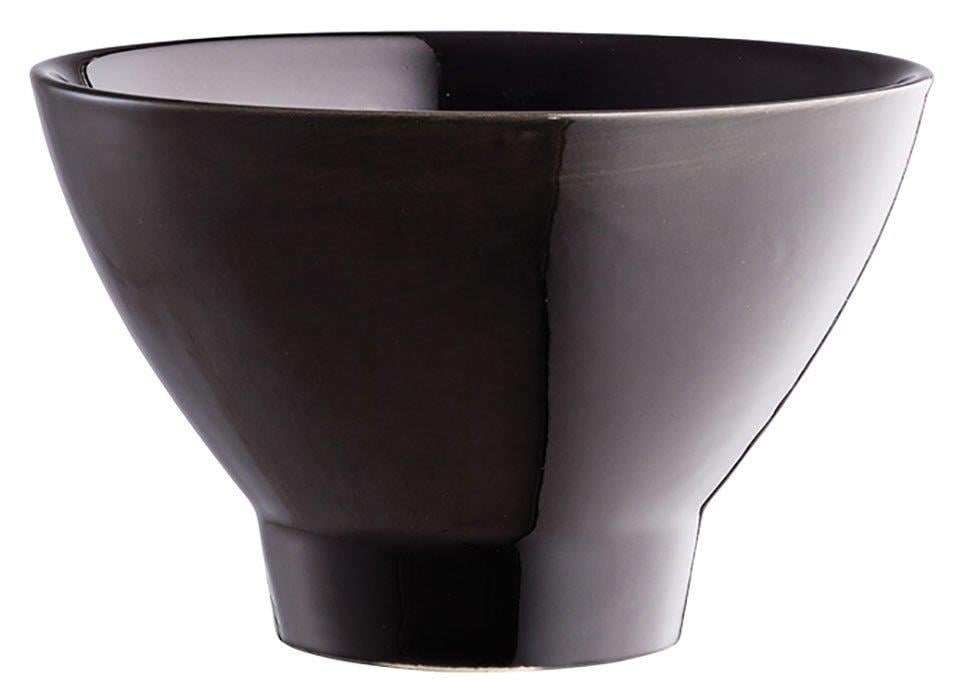 Porselen Minimal Kase Siyah