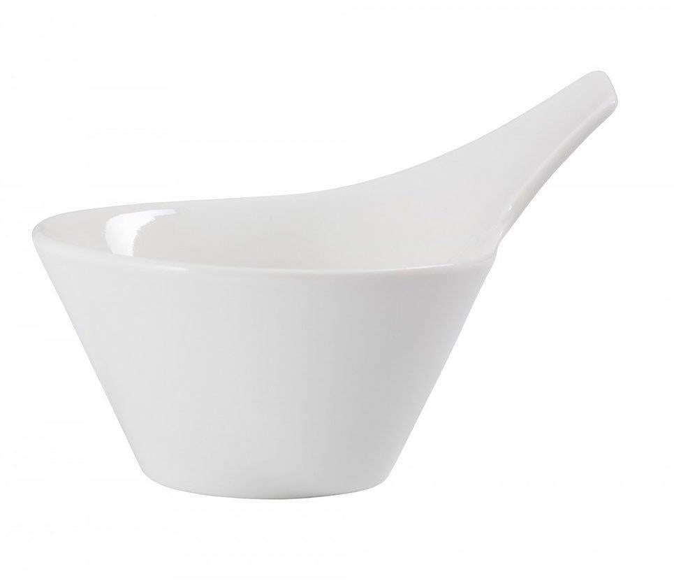 Porselen Minimal Kaşık Beyaz