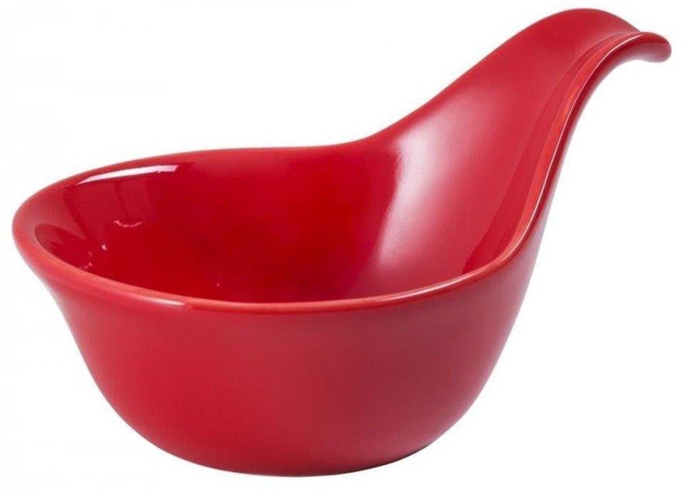 Porselen Minimal Kaşık Kırmızı