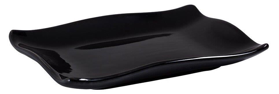 Porselen Minimal Tabak Siyah