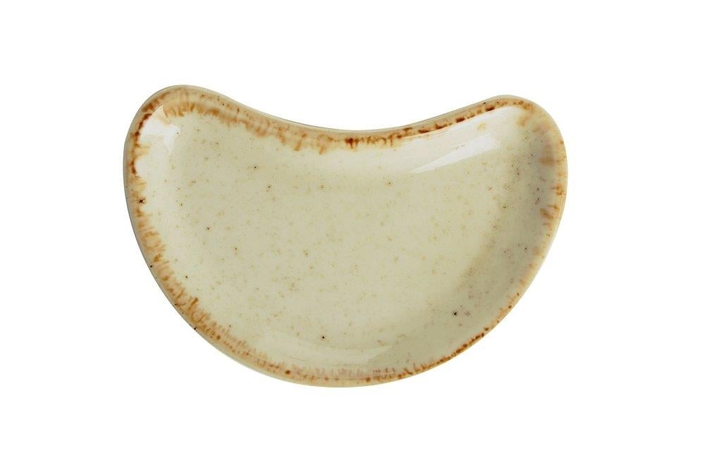 Porselen Sarı Mini Tabak