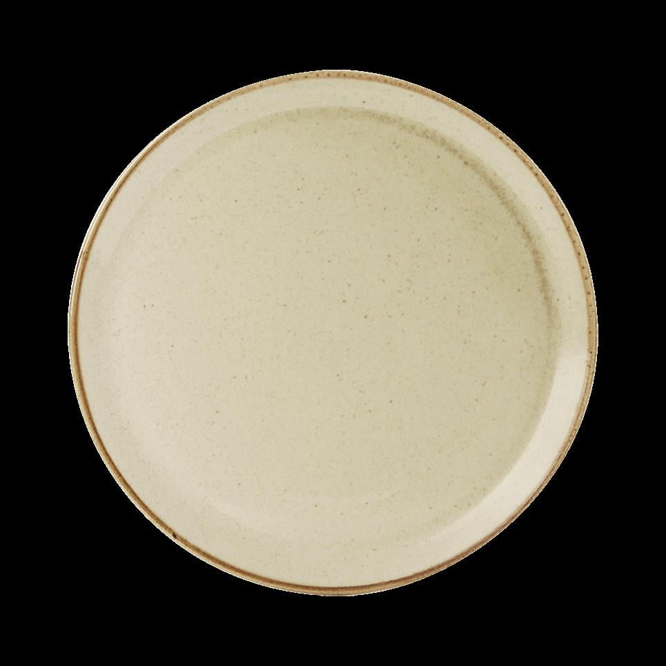 Porselen Sarı Pizza Tabağı