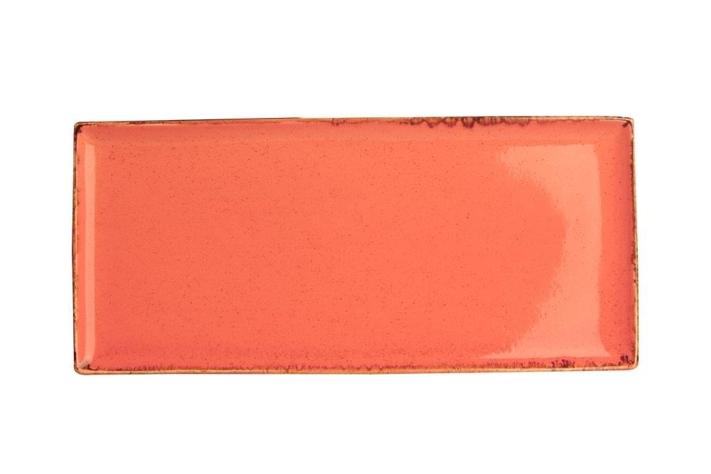 Porselen Turuncu Baton Pasta Tabağı