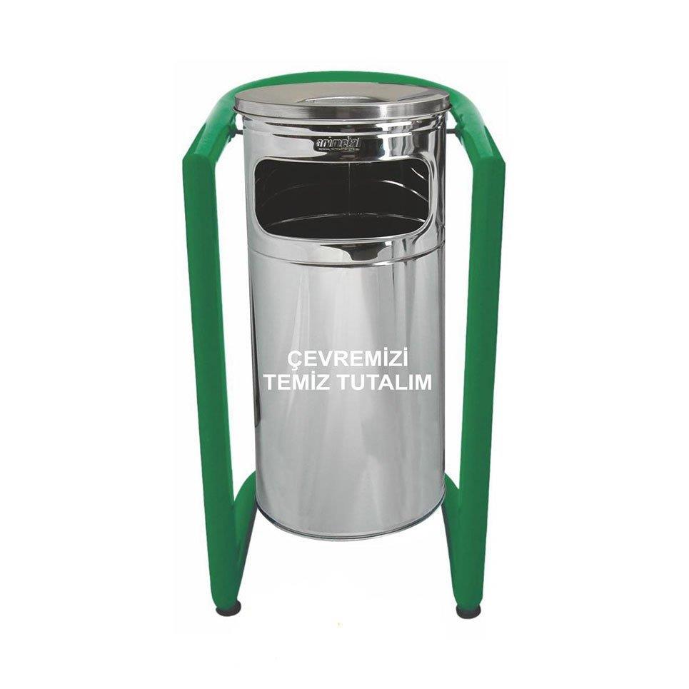 U Tipi Paslanmaz Çelik Çöp Kovası
