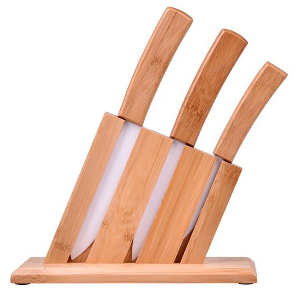 Vallon - 4 Parça Standlı Bıçak Seti