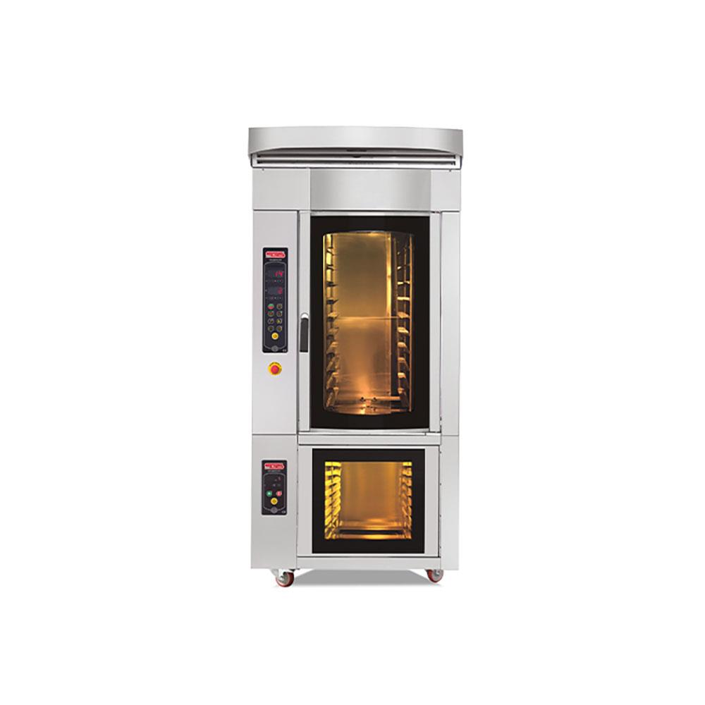 10 Tepsili Dönerli Patisserie Fırın Mayalandırma Kabinli Elektrikli 40x60