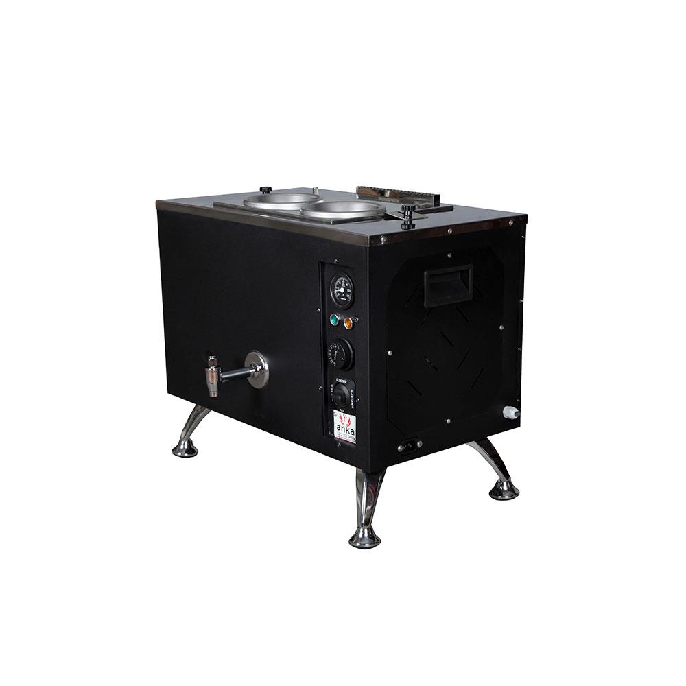 2 Demlikli Black Pro Elektrikli Full Otomatik Çay Makinası