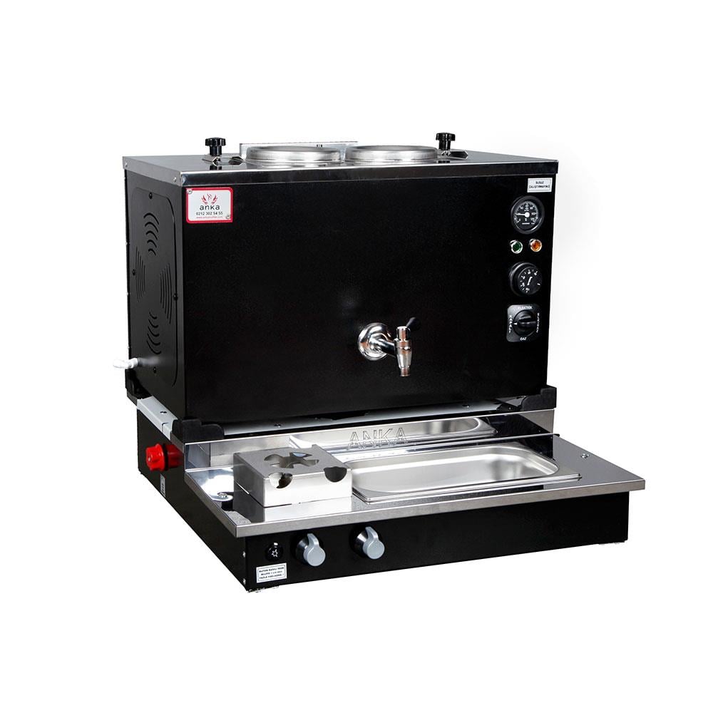 2 Demlikli Black Pro Plus Otomatik Çay Makinası