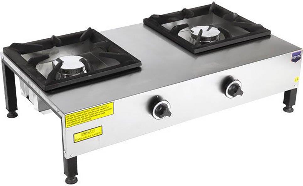 2'li Set Üstü Doğalgazlı Lokanta Ocağı