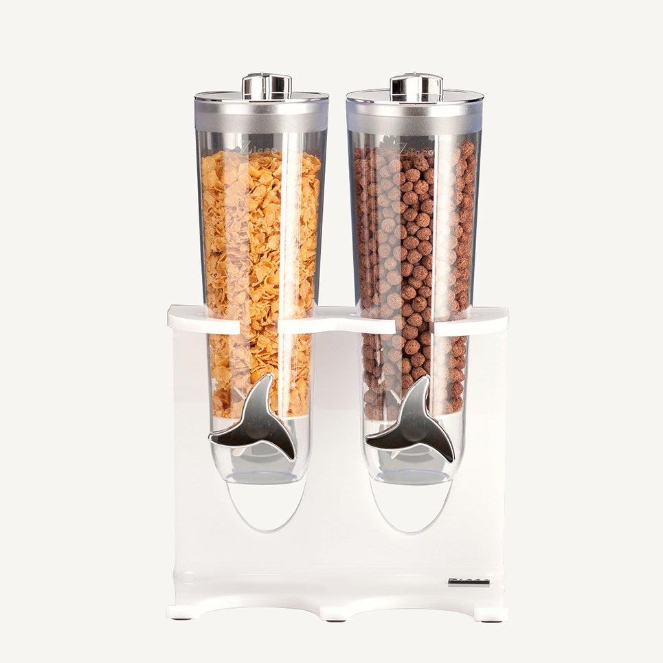 2'li Standlı Cornflaks Aleti Beyaz