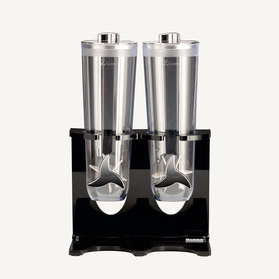 2'li Standlı Cornflaks Aleti Siyah