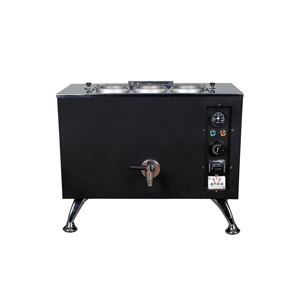 3 Demlikli Black Pro Elektrikli Full Otomatik Çay Makinası