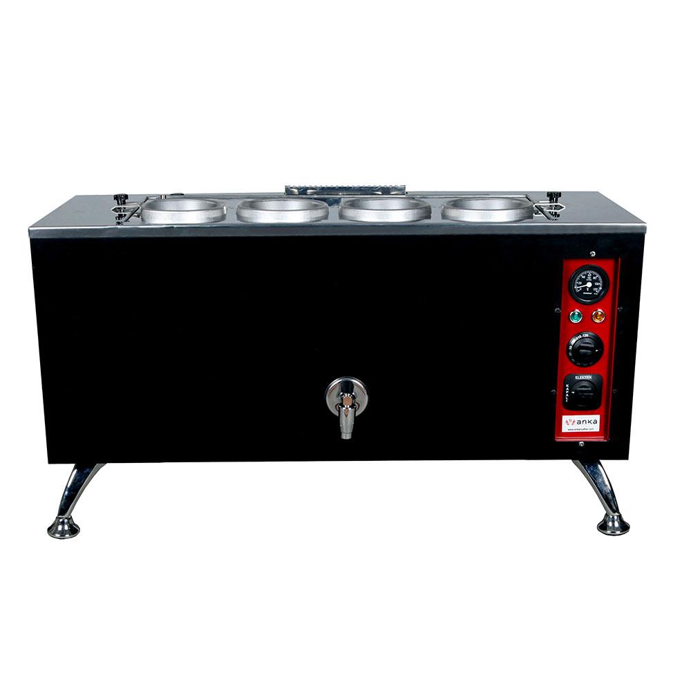 4 Demlikli Black Pro Elektrikli Full Otomatik Çay Makinası