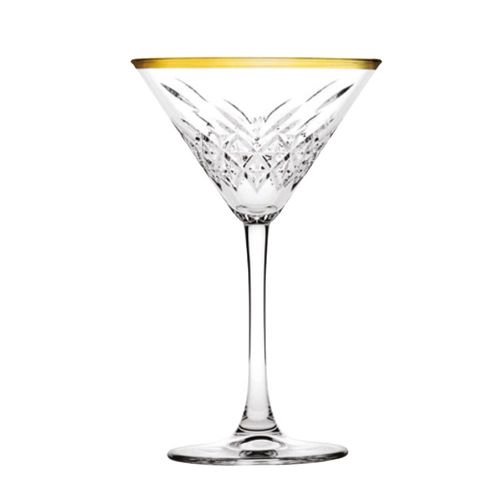 440176 Timeless Altın Yaldızlı Martini Bardağı
