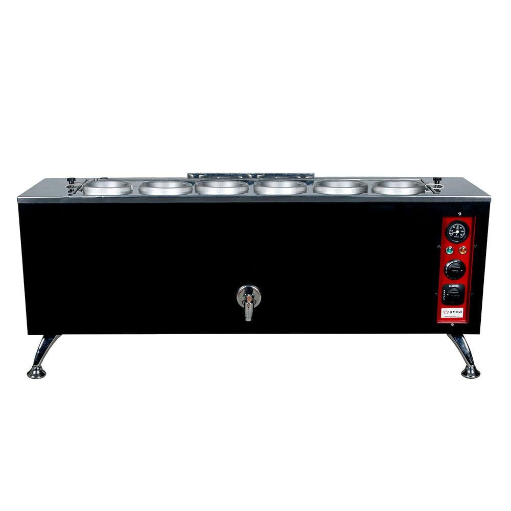 6 Demlikli Black Pro Elektrikli Full Otomatik Çay Makinası