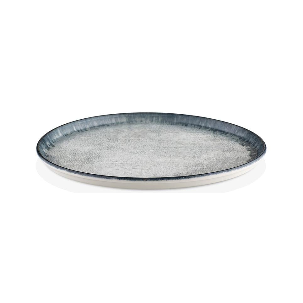Ambience Blue Smooth 25 cm Düz Tabak