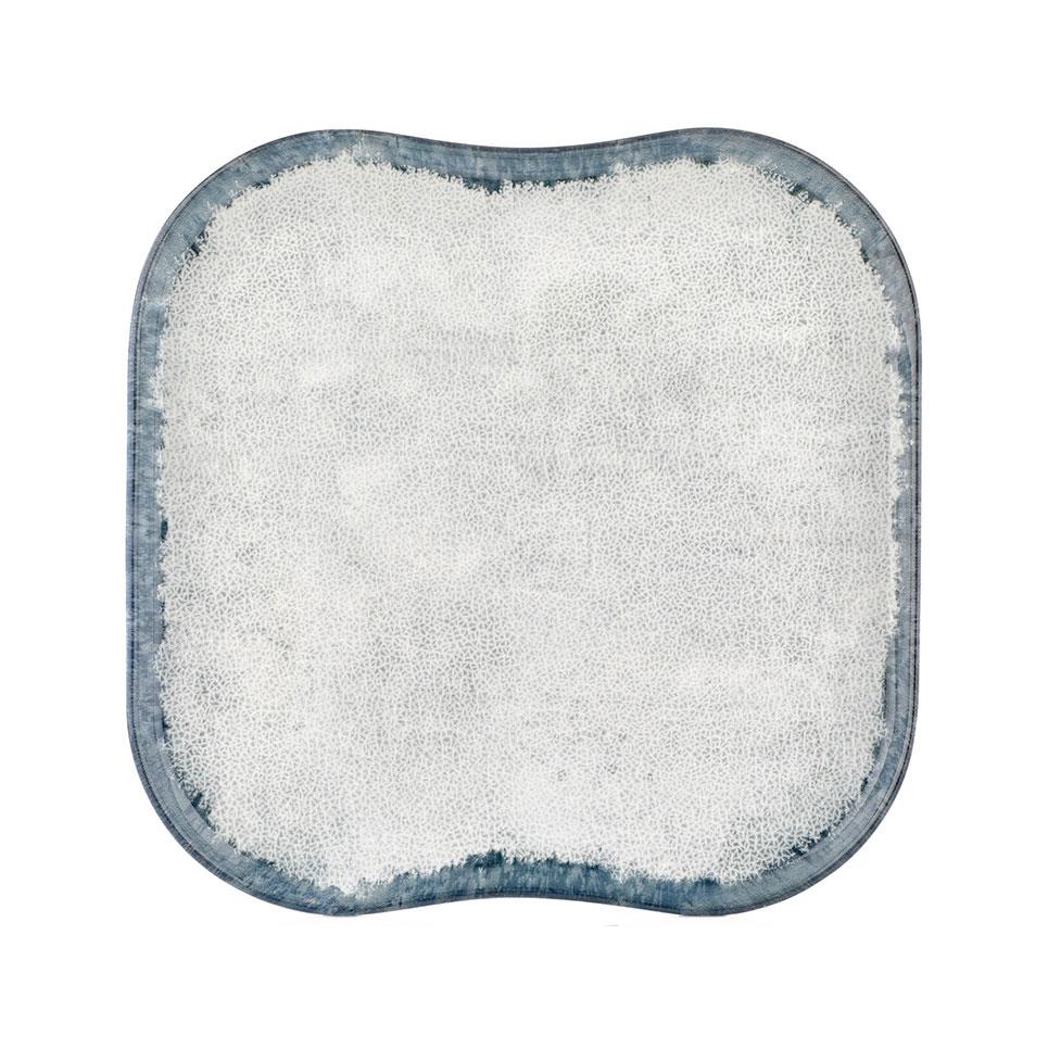 Ambience Blue Smooth 40 cm Kare Tabak 33,5*33,5 cm