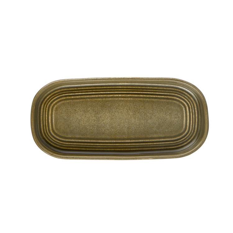Bamboo Helix 20,5 Oval Tabak 20cm x 9,5Cm
