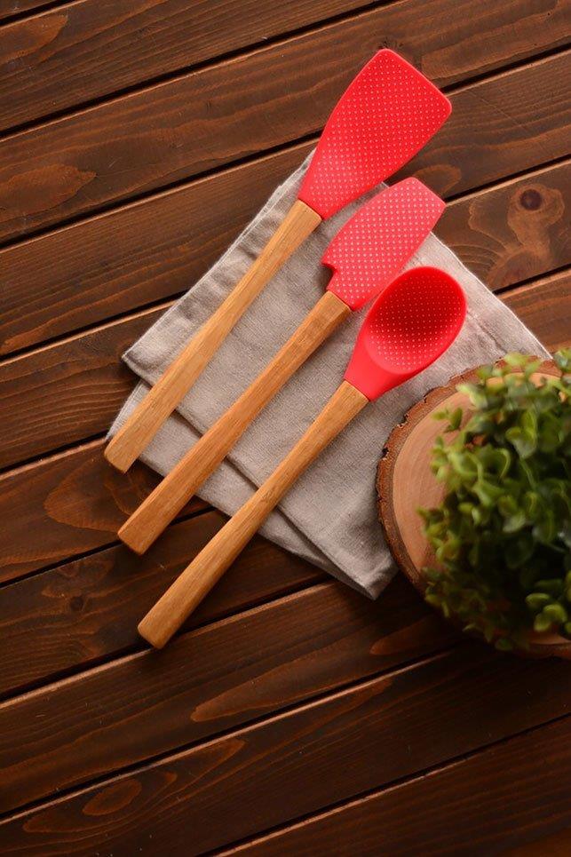 Bolly 3'lü Spatula Seti Büyük