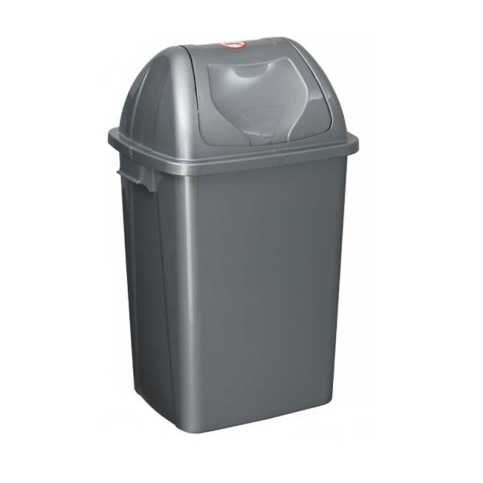 Çatı Kapaklı Plastik Çöp Kovası