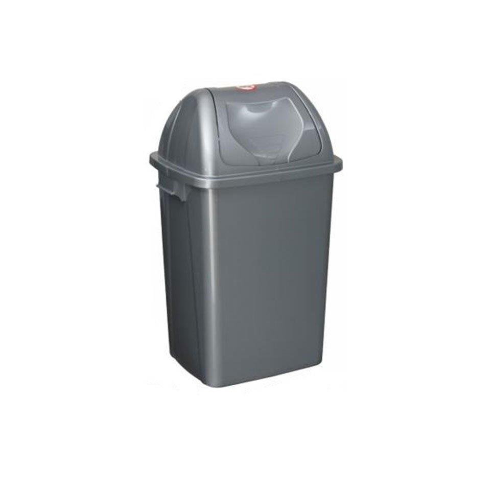 Çatı Kapaklı Plastik Çöp Kovası