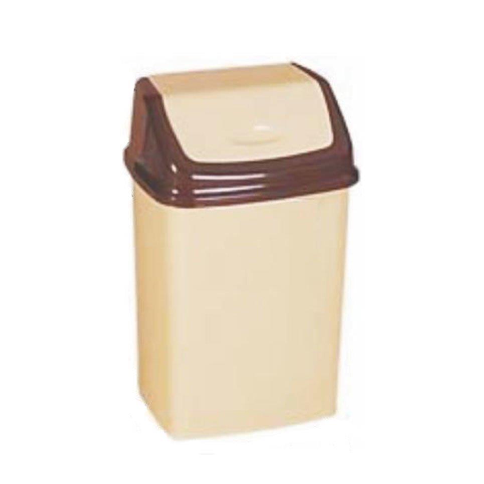 Çatı Kapaklı Plastik Çöp Kovası