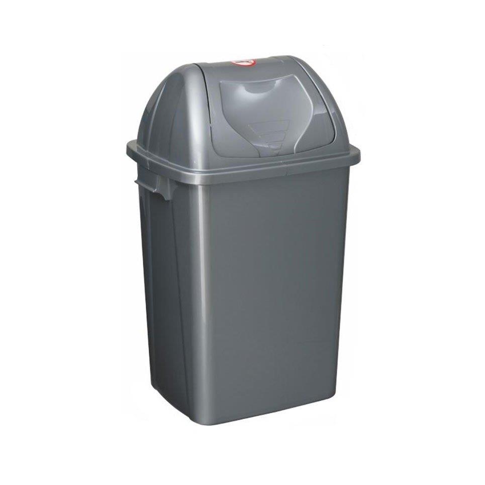 Çatı Kapaklı Plastik Çöp Kovası
