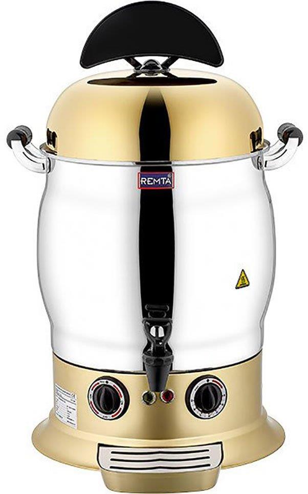 Çelik Model Salep ve Sıcak Çikolata Isıtıcı Gold 15 Litre
