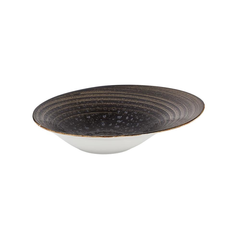 Cowry Black Gabbro 30 cm Çukur Tabak