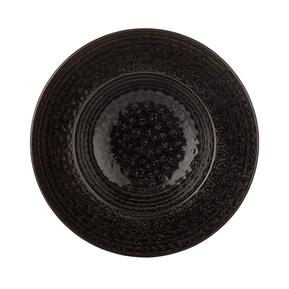 Cowry Black Zest 25 cm Çukur Makarna Tabağı 400 cc
