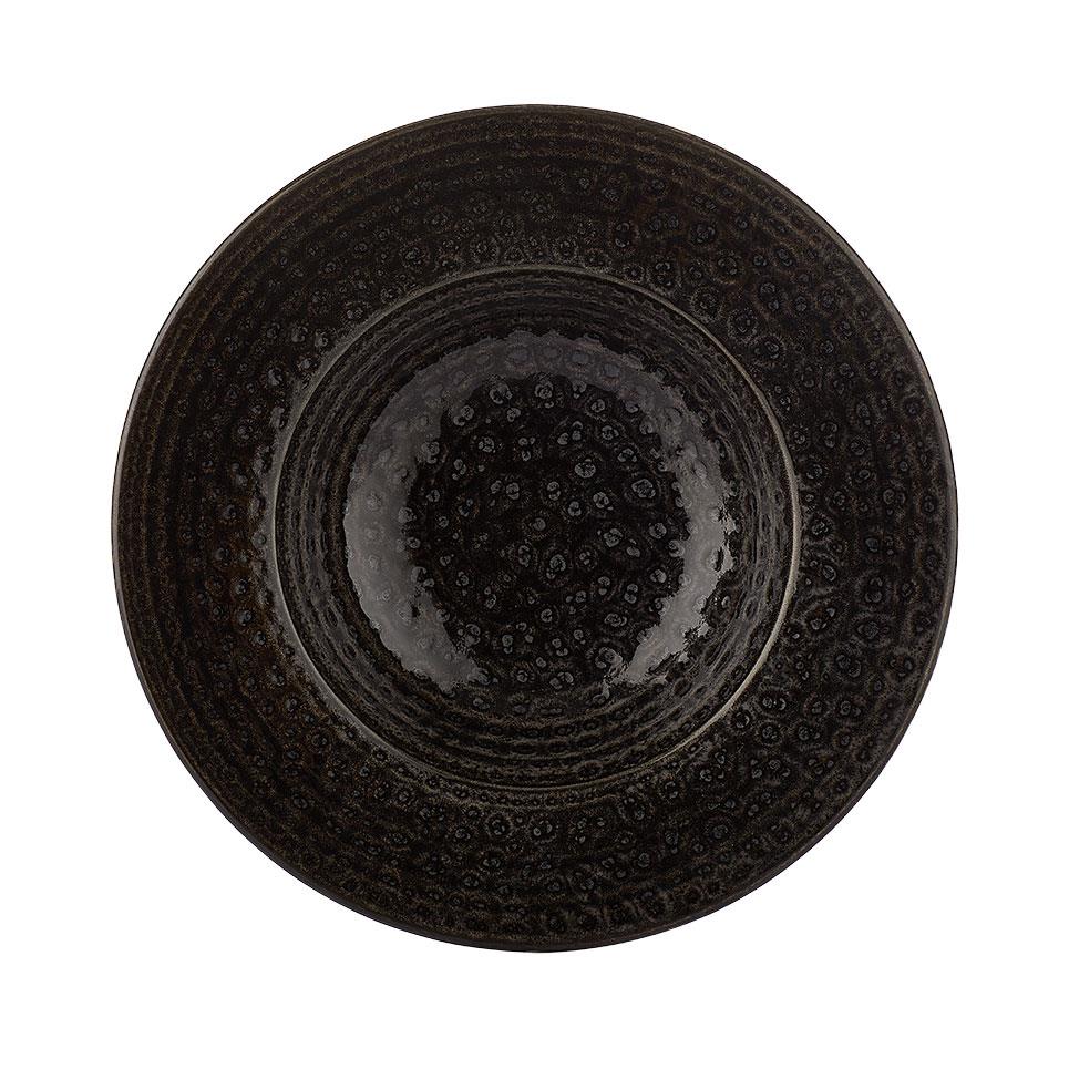 Cowry Black Zest 27 cm Çukur Makarna Tabağı 500 cc