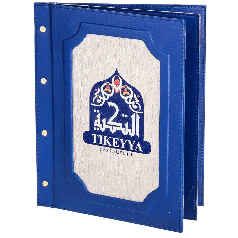 Deri Pencereli Vidalı Çerçeveli Menü