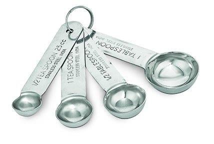 Dörtlü Ölçek Kaşık Seti