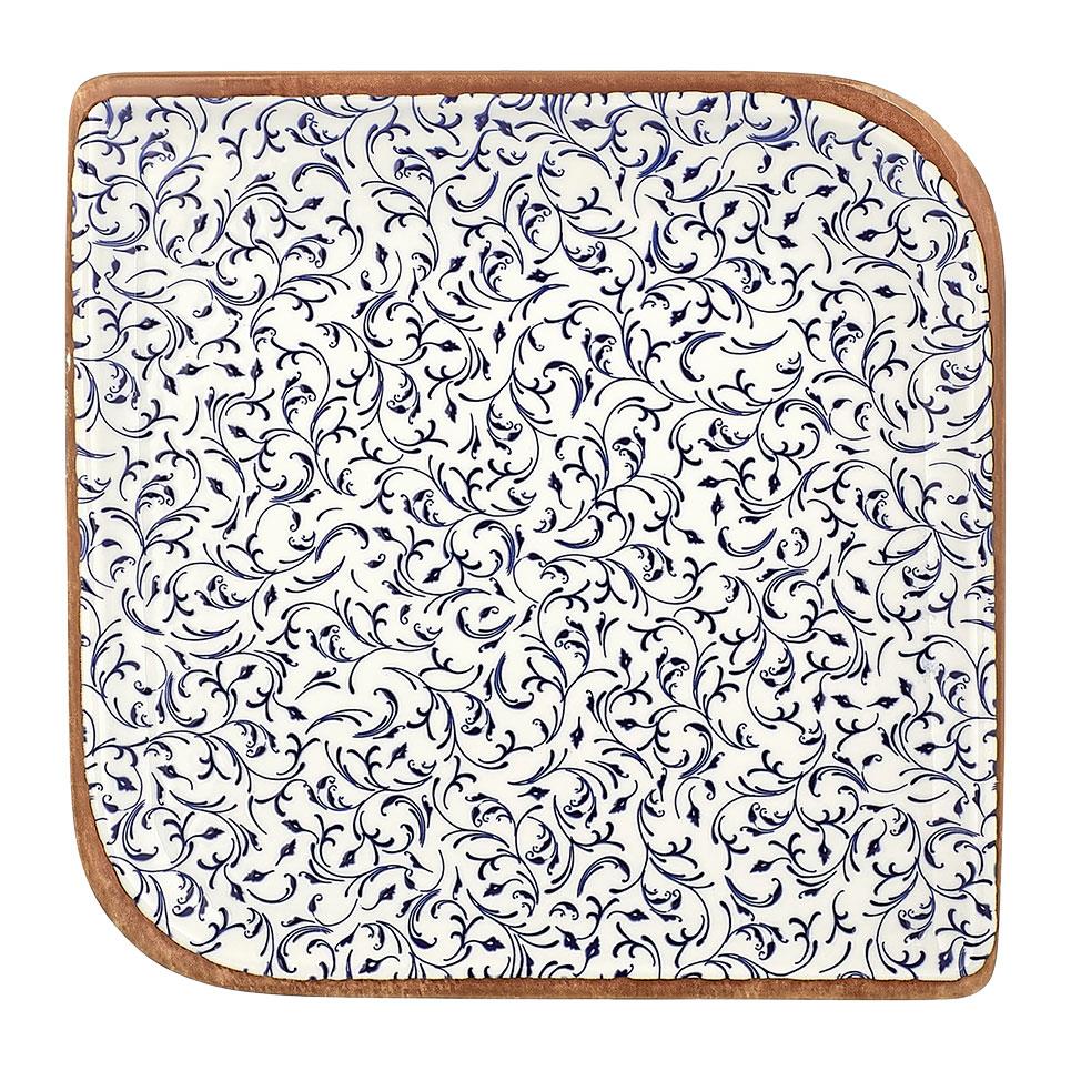 Edera Açık Arel 38 Cm Kare Tabak 28*28 Cm