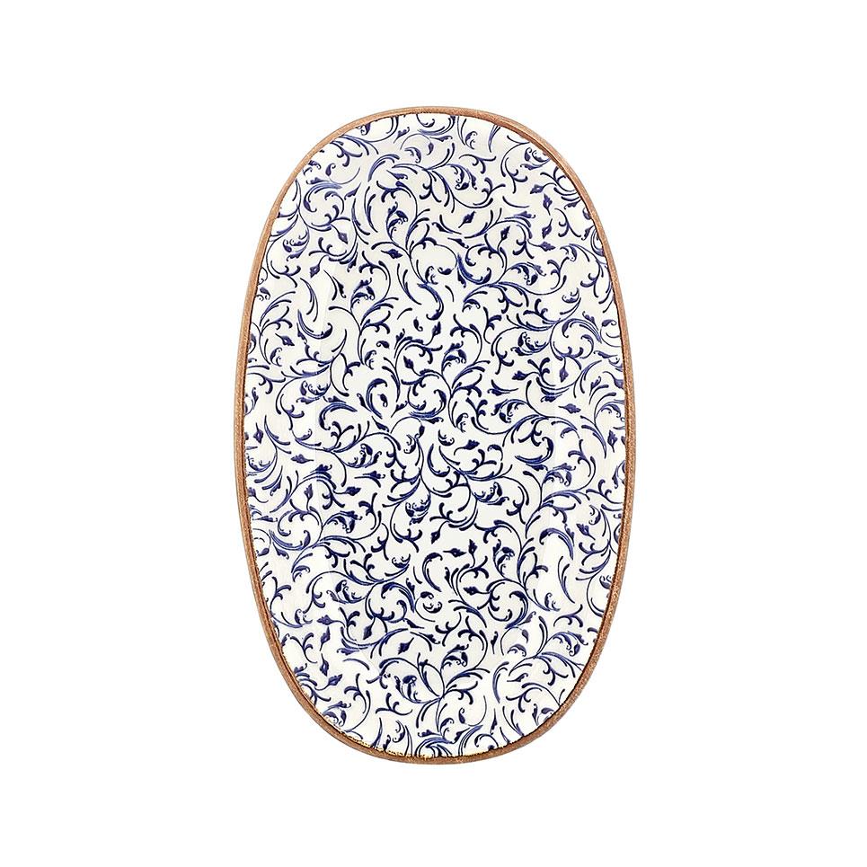 Edera Açık Zest 19 Cm Oval Tabak 19*11 Cm