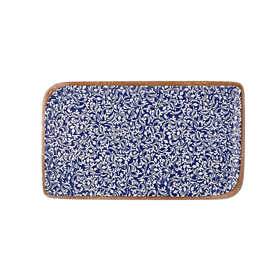 Edera Cobalt Arel 38 cm Dikdörtgen Tabak 35*16 cm