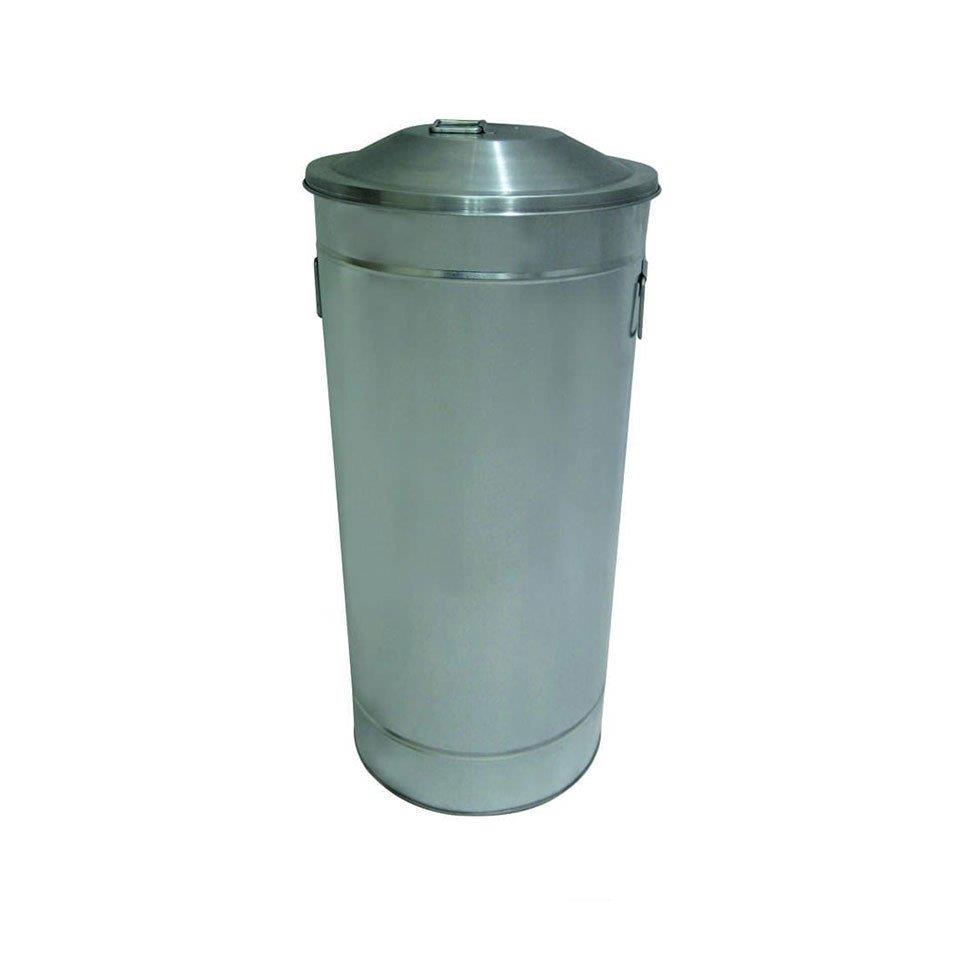 Galvaniz Kapaklı Çöp Kovası