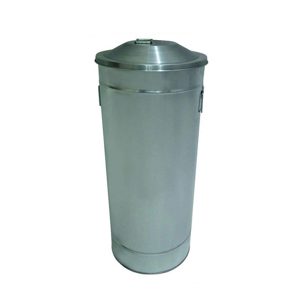 Galvaniz Kapaklı Çöp Kovası
