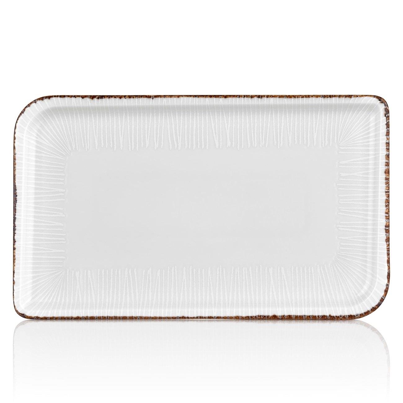 Grace Arel 40 cm Dikdörtgen Tabak 36*21 cm