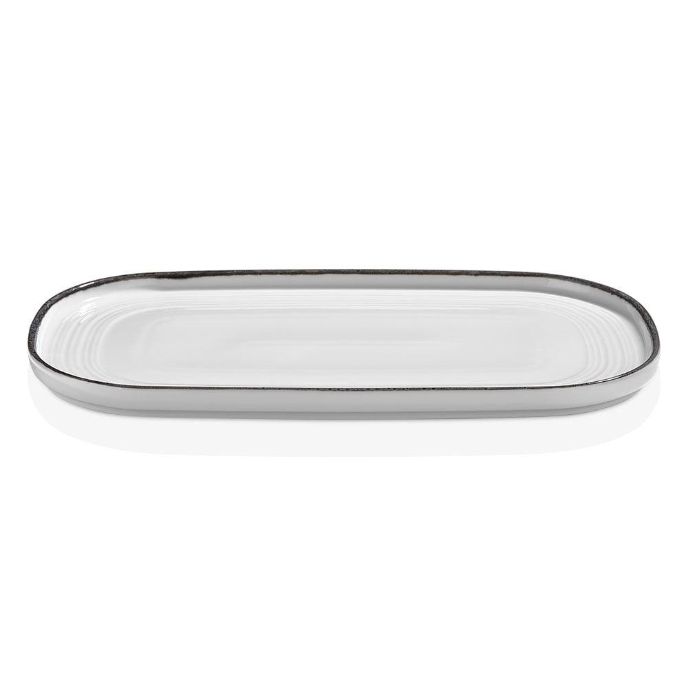 Helix Black 34 cm Oval Tabak 34*23 cm