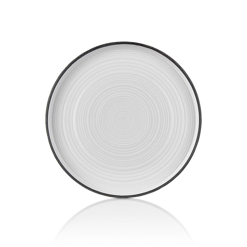 Helix Black Düz Tabak 23 cm