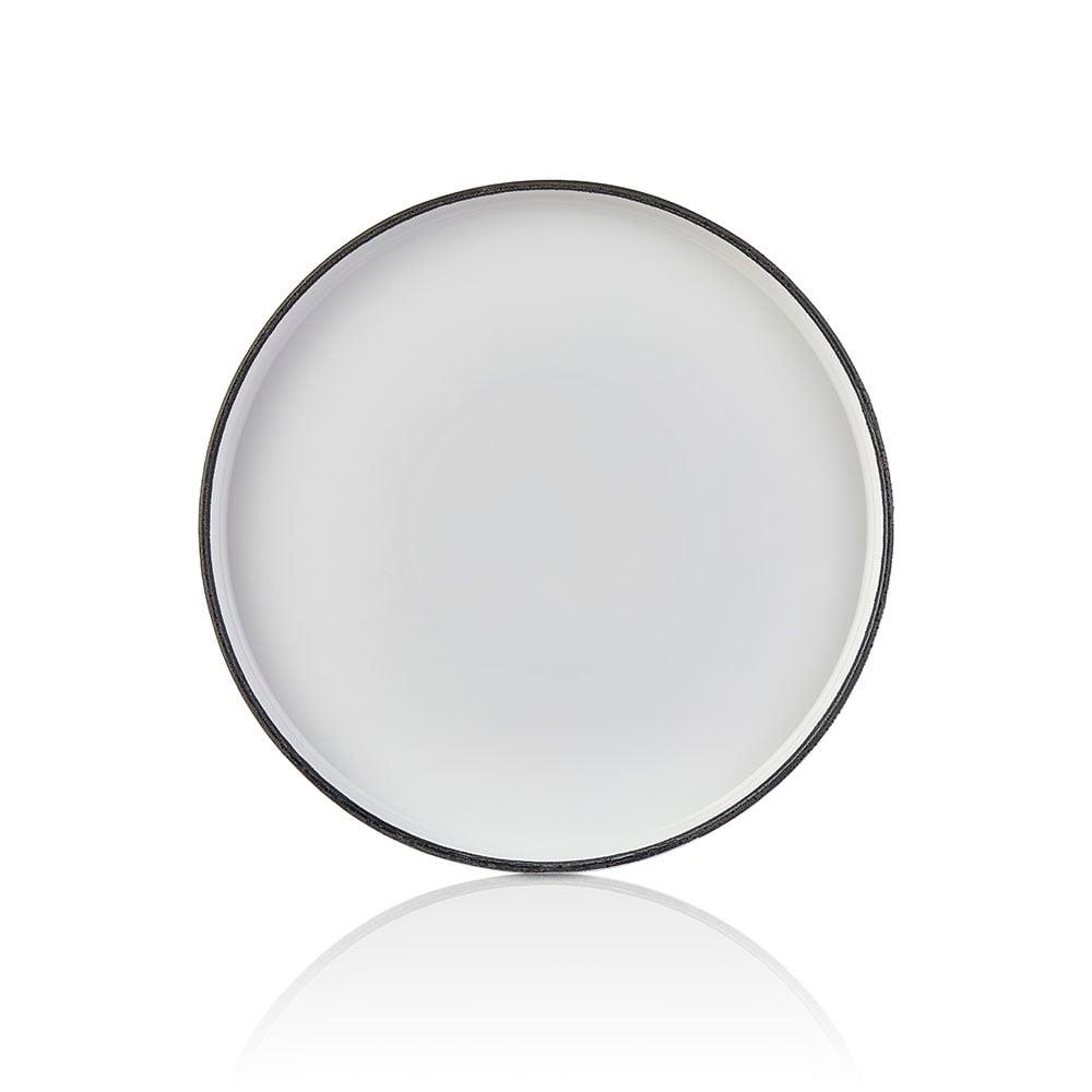 Helix Black Düz Tabak Rölyefsiz 25 cm