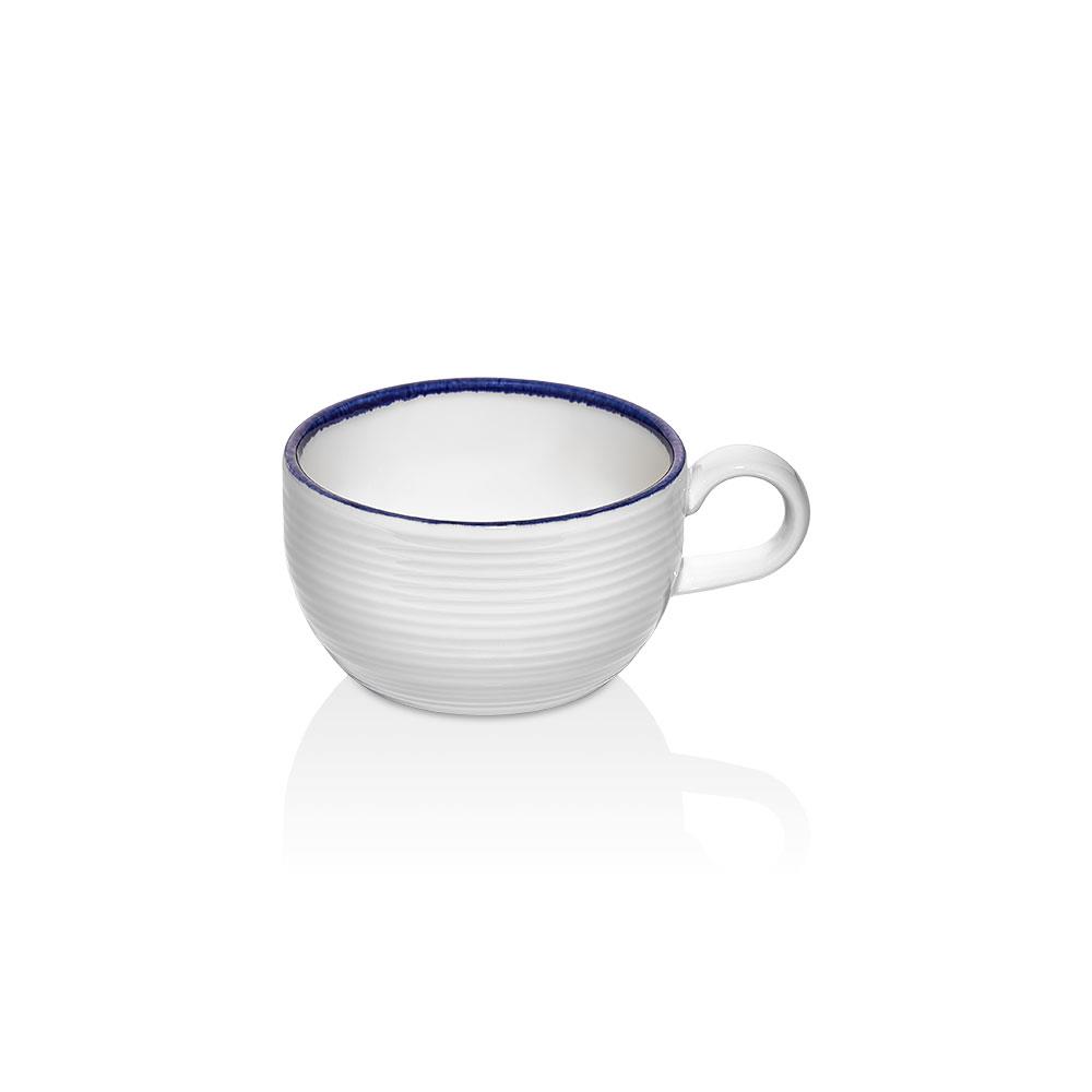 Helix Navy Blue Cappuccino Cup 270 cc