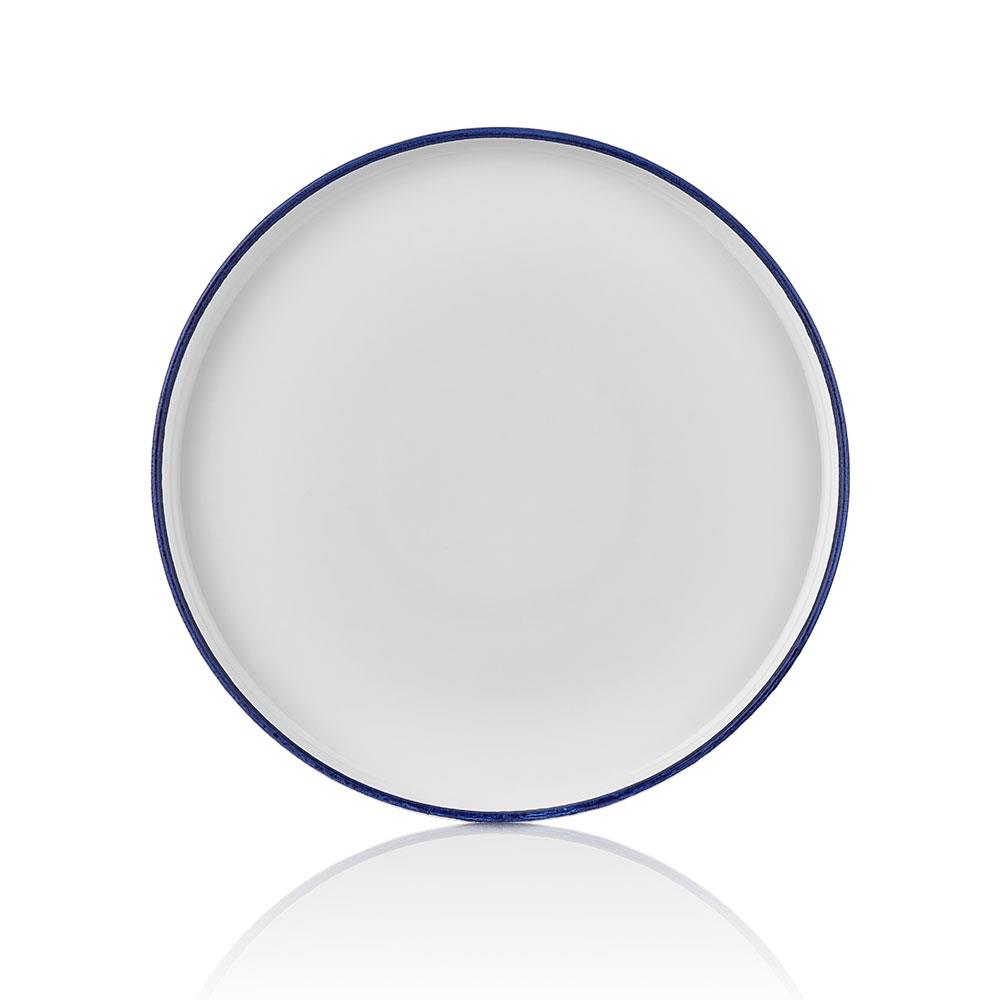 Helix Navy Blue Düz Tabak Rölyefsiz 27 cm
