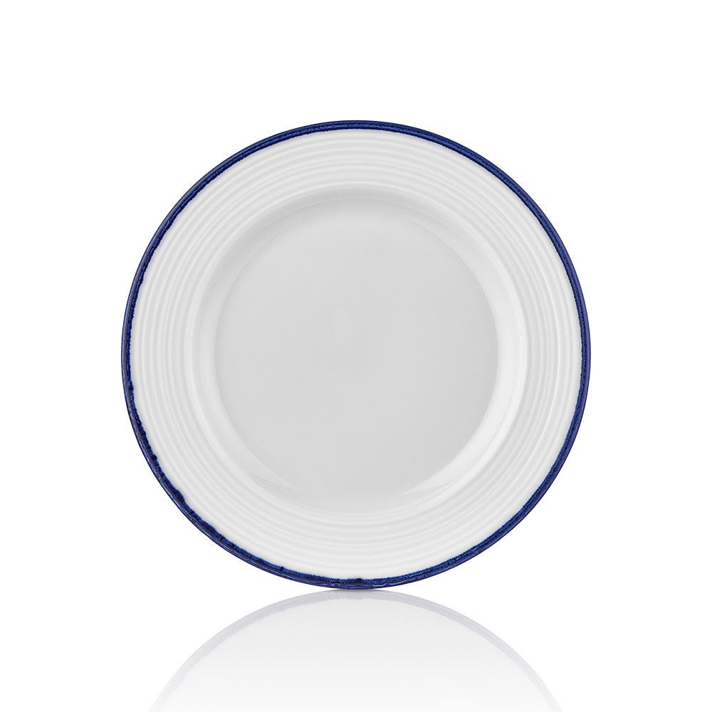 Helix Navy Blue Gastro Düz Tabak 18 cm 