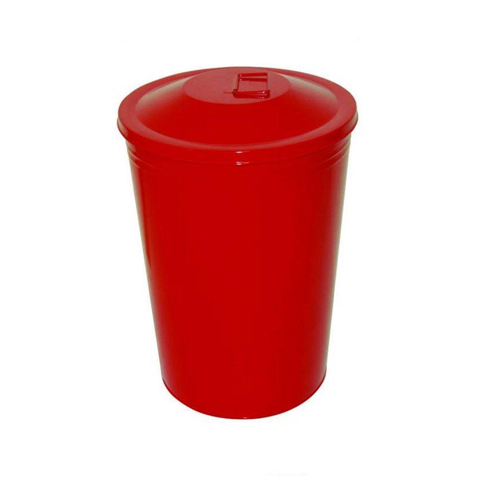 Kapaklı Konik Çöp Kovası